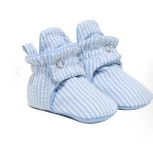 Grey Stripped Robeez Booties